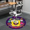 1pc Sponge Bob Chair Carpet for Office Non Slip, Machine Washable Rug for Office, Room Holiday Decor for Christmas, Birthday Polyester