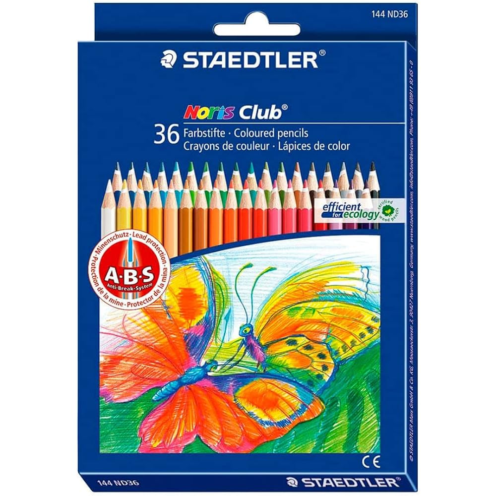 STAEDTLER Norris Scrub Colored Pencils 36 Color Set