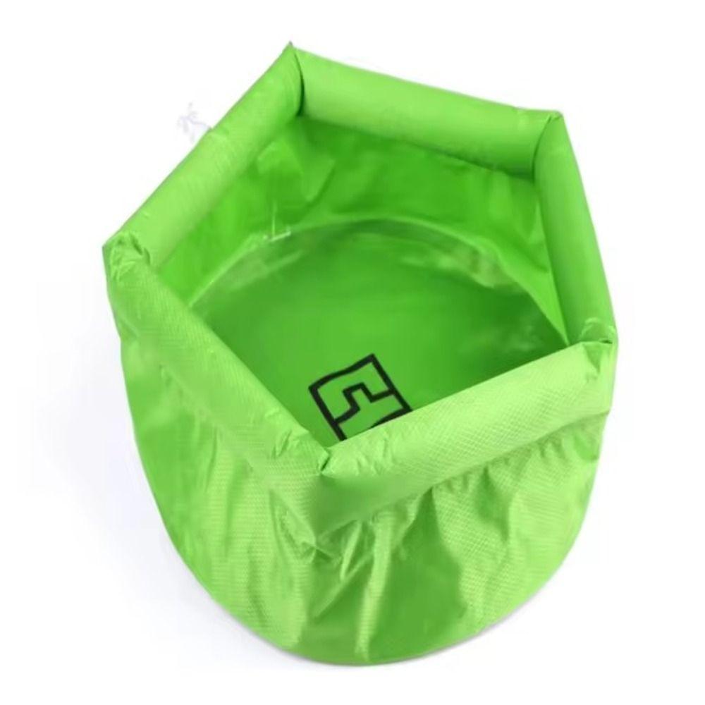 

Хранение воды Походное ведро для воды Замачивание ног Надувное ведро для мытья Инструмент для улицы зелёный