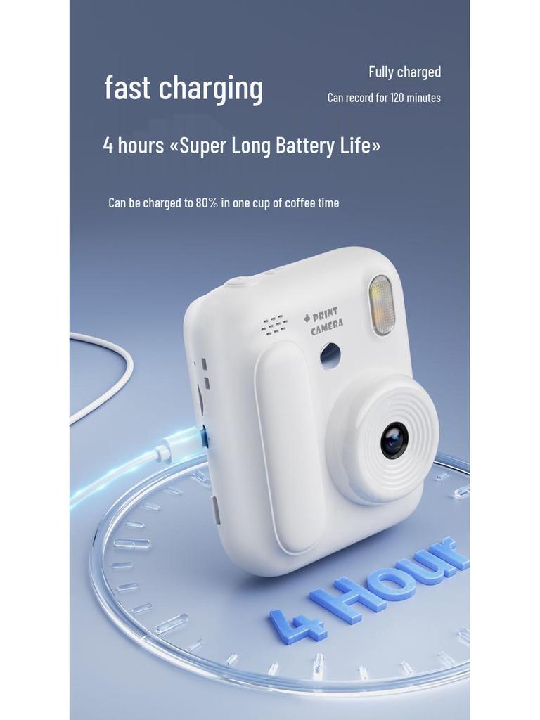 2025 Student Portable Instant Digital Camera with Video & Photo Printing