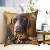 German Short Haired Pointer Dog PortraitChip Pillow Case Printed Home Soft Throw Pillow German Shorthaired Pointer