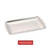 Gold Rectangular 304 Stainless Steel Plate - Thick Tray for Crafts, BBQ, Western Food, and Snacks