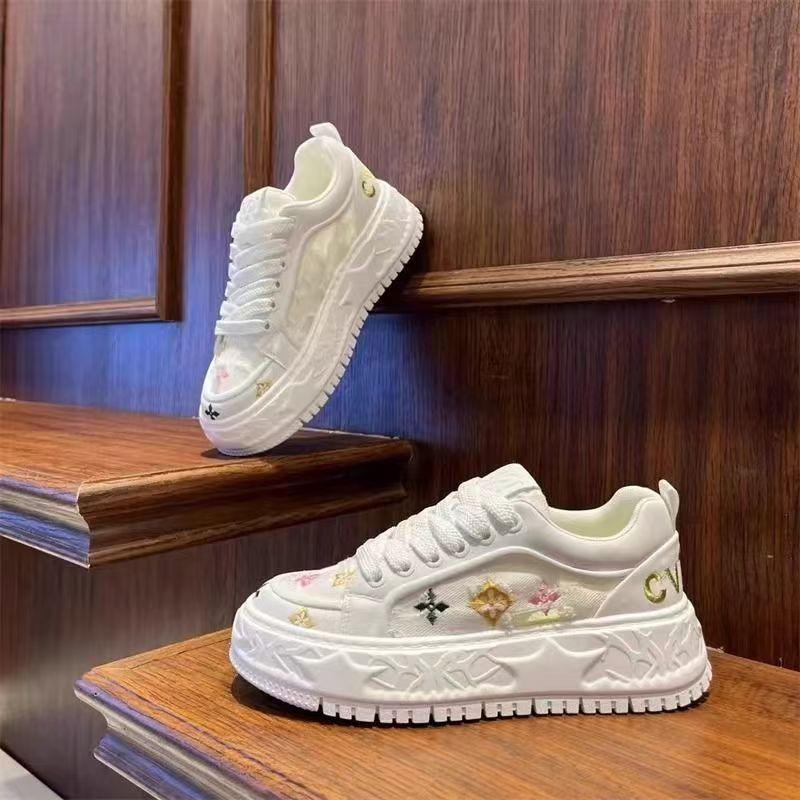 YNN summer casual sports shoes platform canvas board shoes