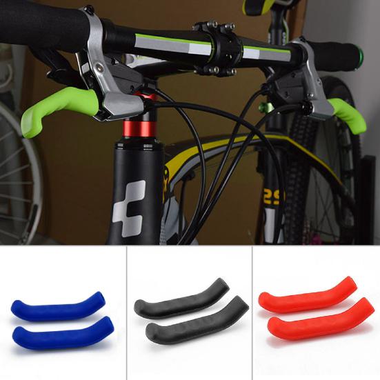 2Pcs MTB Bike Folding Bicycle Brake Lever Handle Protective Cases Silicone Cover