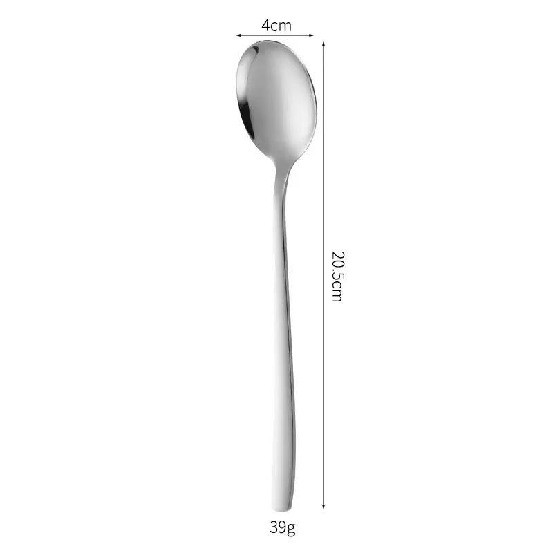 304 Stainless Steel Spoons for Adults & Children - Stylish Household Soup Spoons