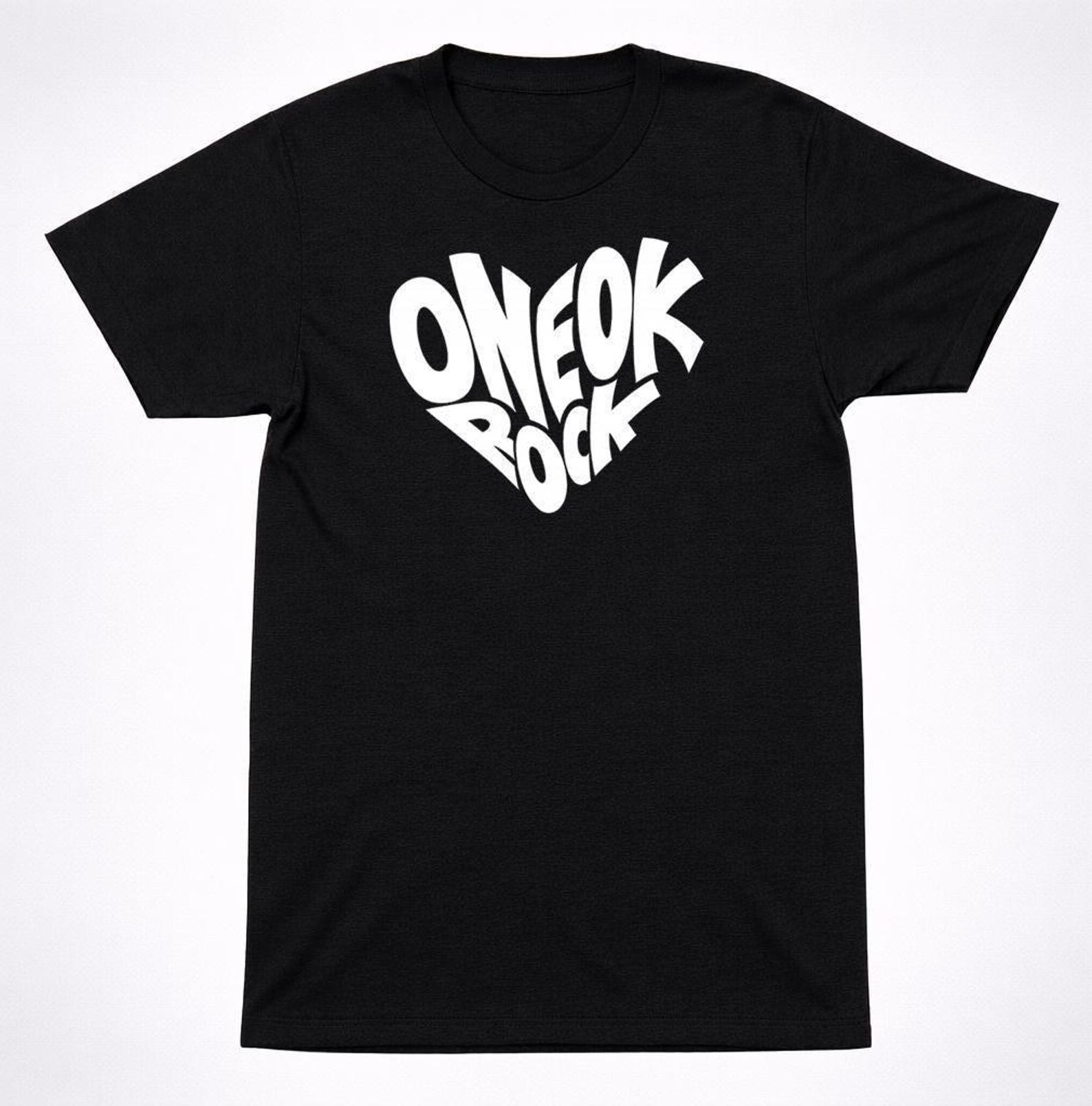 One Ok Rock Shirt: Minimal Black Skull Logo with Japanese Text 3XL
