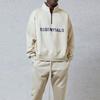 Fear of God Essentials FW20 Half Zip Sweatshirt 'Cream' Men's FOG-FW20-346