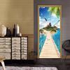 Spray Pattern DIY Door Wall Stickers Home Decor Living Room Children Room Porch Removable Waterproof Self-adhesive Wall Paster