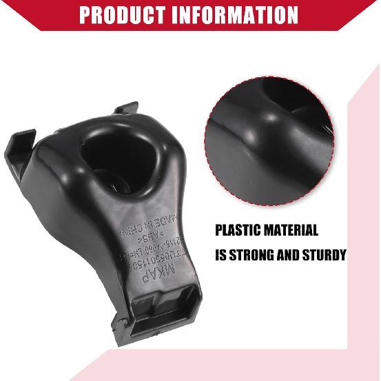 No.52115-04060 Bumper Bracket for Toyota Tacoma 2005-2015 / Front Left Right/Durable Plastic / 2 Pcs Black