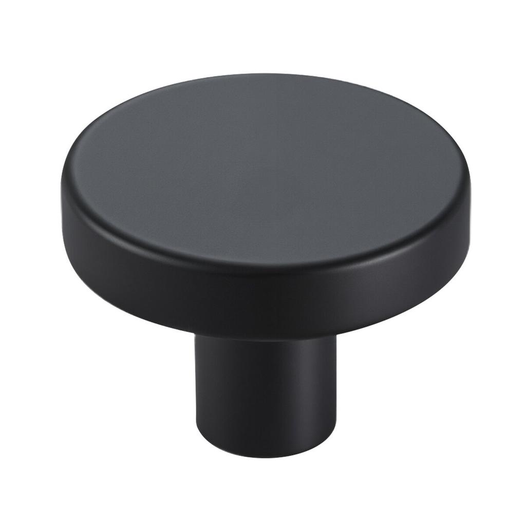 Schrankknöpfe, 10er-Pack, 32 mm Schwarze Zinklegierung Schubladengriffe & Türgriffe, Pilzförmige Küchen-Massivknöpfe Kommodengriffe, Schrankbeschläge mit