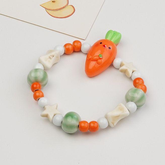 Jingdezhen cute cartoon beaded bracelet student gift Jingdezhen ceramic jewelry bracelet wholesale