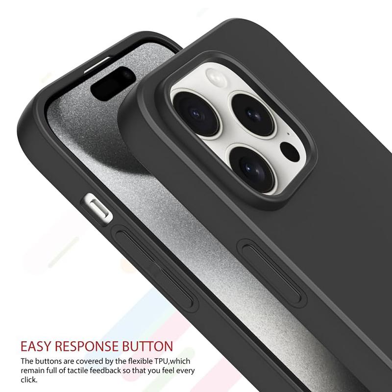 Luxury Matte Soft Case for iPhone 17 Air 16 15 14 13 12 Mini 11 X XS Max XR Cover for iPhone 16E 16 15 14 7 8 Plus SE 2 3 Funda