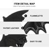 Toyvian Devil Halloween Clips with Bat Demon Accessories for DIY 10 Black Hairpins, Wings, Girls, Dress-Up, Cosplay, Crafts, Kids, Pairs,