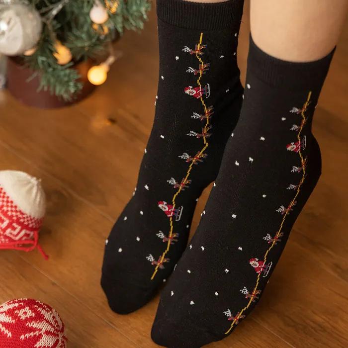 GGRN Christmas Socks_W-L-162 Christmas Line