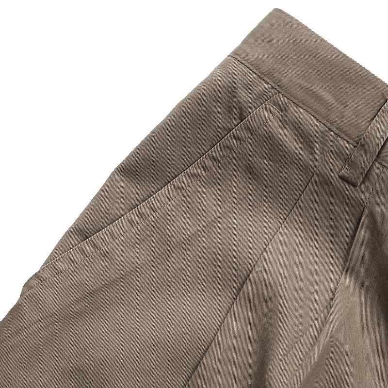 Men's Summer High-Waist Pure Cotton Loose Shorts - Double Pleated, Mid-Length Casual Wear for Middle-Aged and Elderly.