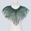 European And American Heavy Industry Mesh Sequined Collar Fake Collar Cloth Sticker Dress Performance Clothes Front Collar Clothing Shawl Cape