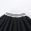Meng Te Jiao Girls' Summer Love Embroidery Pleated Skirt