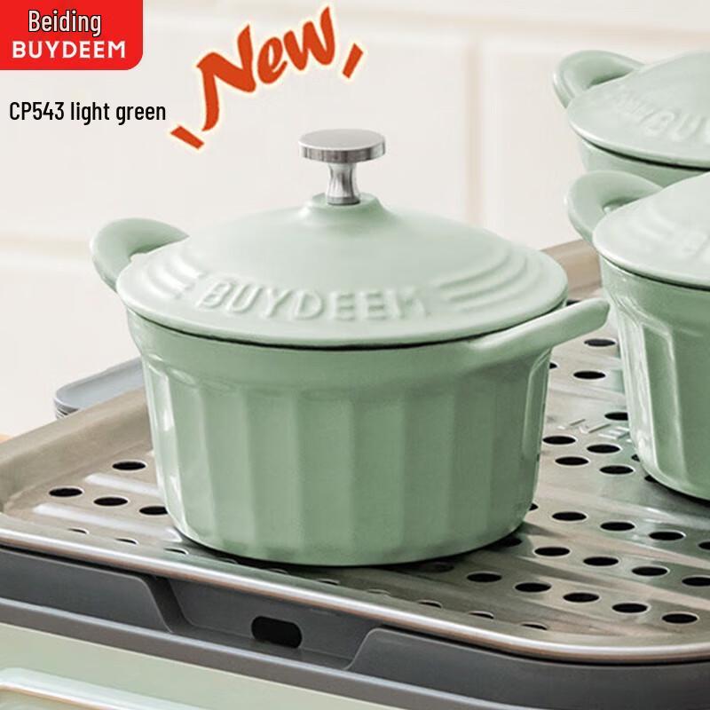 

Buydeem 10cm Enamel Cast Iron Pot