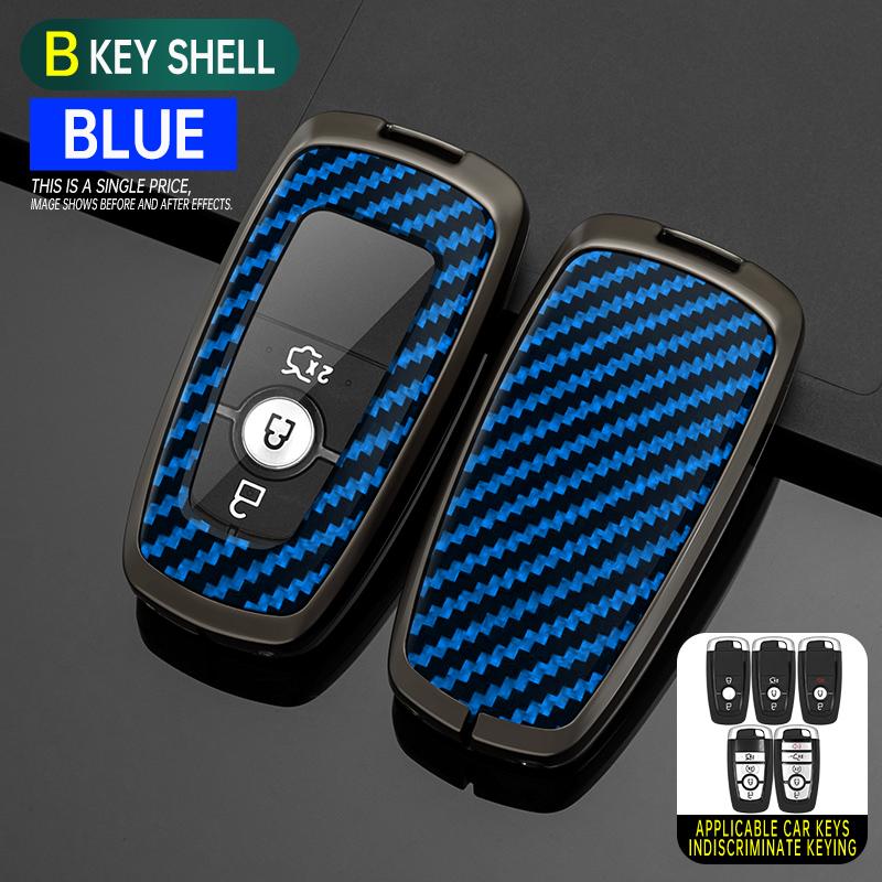 

Alloy Car Remote Key Case Cover Protect Shell Bag For Ford Edge Fusion Mustang Explorer Escape F150 F250 F350 F450 F550 Ecosport