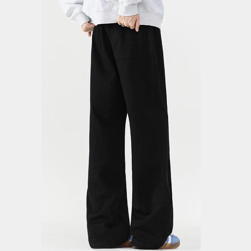 Fingercroxxit Men's Straight-Leg Loose Fit Sweatpants