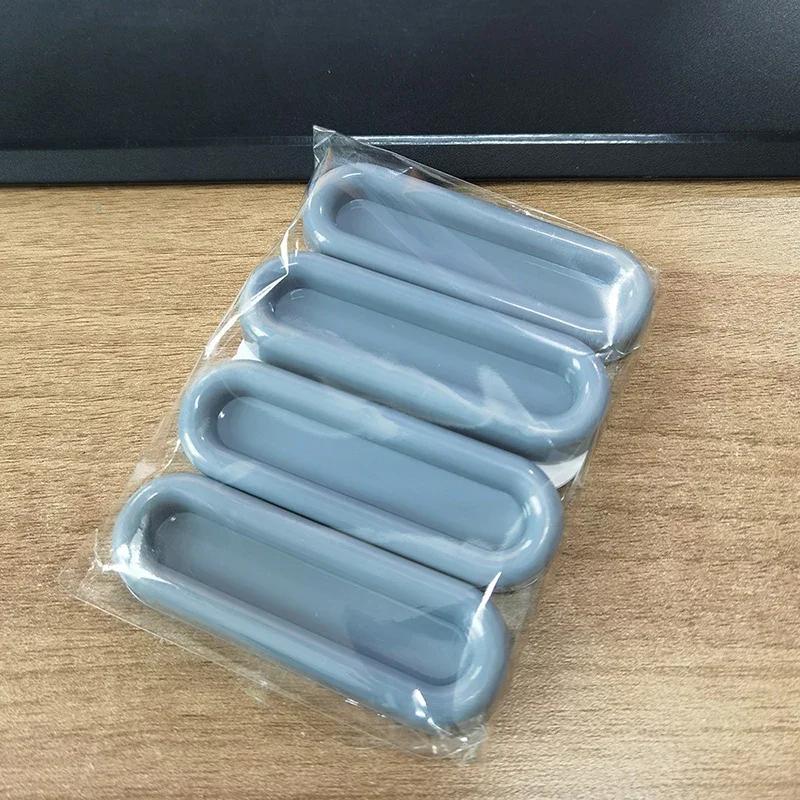 4 buc mânere autoadezive pentru uși, mânere ovale pentru uși interioare, fereastră de sticlă, sertar, antiderapant, mânere auxiliare