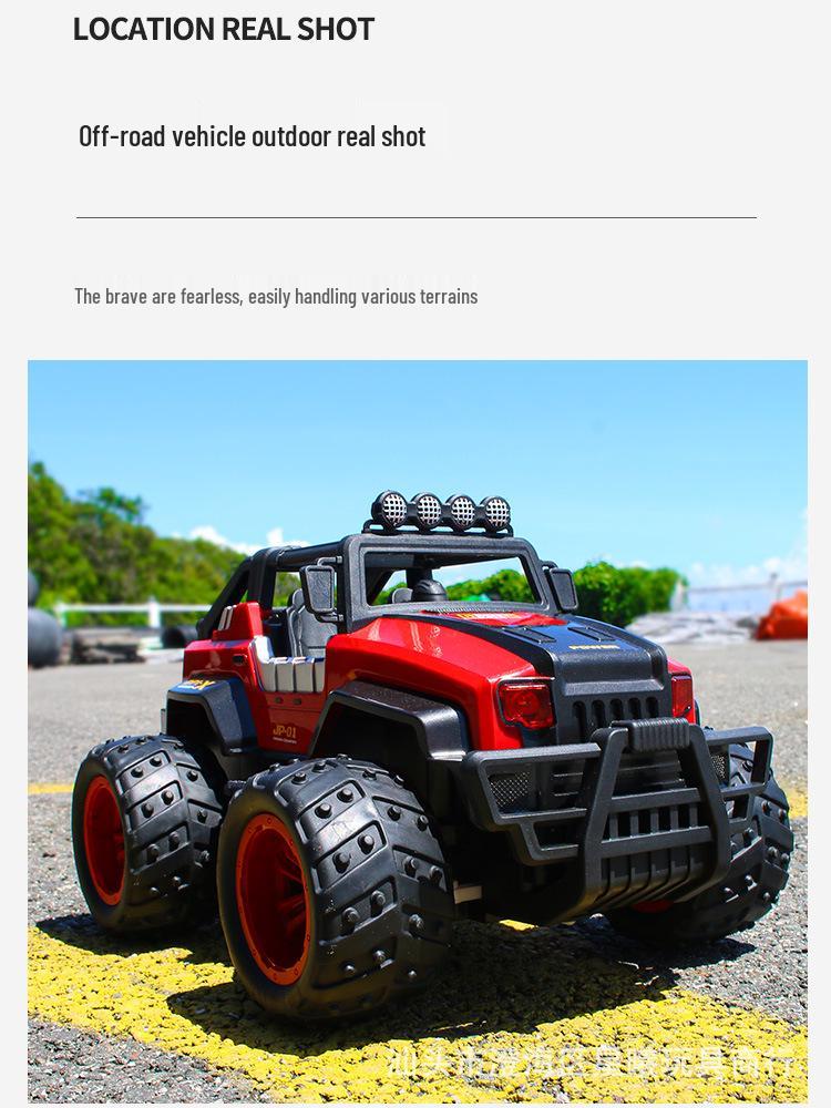 Super Large Off-Road RC Car - Durable Rear-Wheel Drive, Climbing & Drifting Toy for Boys