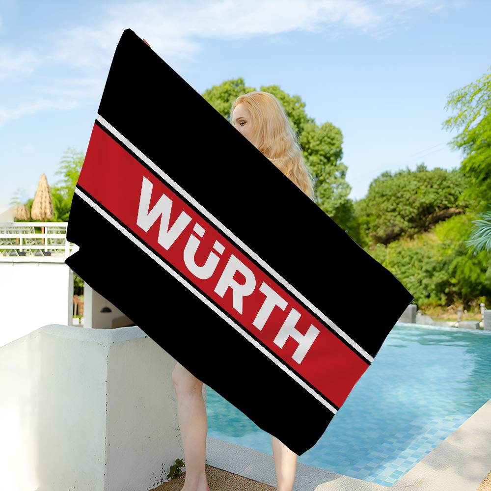 Rug Wurths Microfiber Printed Beach Towel Mountain Climbing Yoga Beach Swimming Running Absorbent Soft Towel