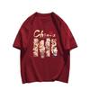 Chic Women's Short Sleeve Retro Cotton T-Shirt - Trendy Hong Kong Style Loose Fit