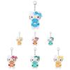 Adorable Sanrio Teddy Bear Plush Toy Colorful Kitty Keychain For Girls With A Cute Design