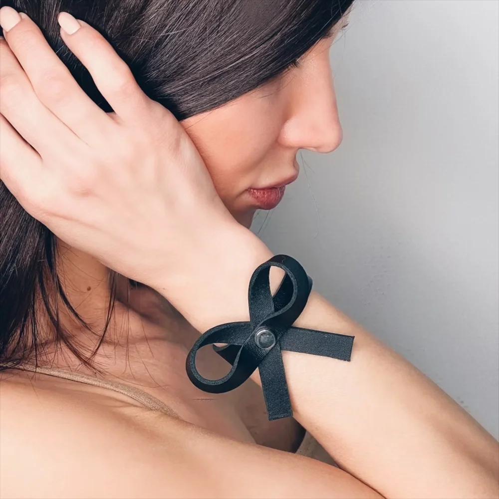 Collier Cœur en Cuir PU Noir Mode Filles Collier Sexy Halloween Cosplay Bijoux Accessoires Goth Punk Harajuku Collier