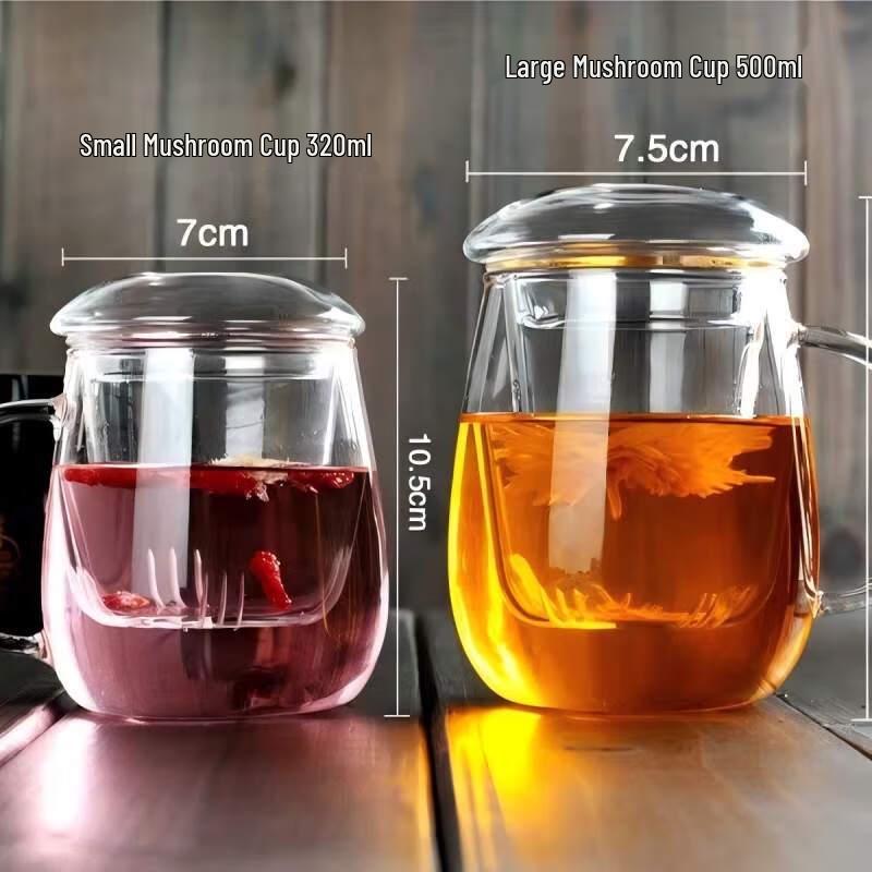 Shangqi Thickened Glass Tea Infuser Cup