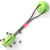 Cross-border Durable Bite-Resistant Sucker Ball Dog Toy for Puppy Teeth Grinding and Leaky Food Dispensing.
