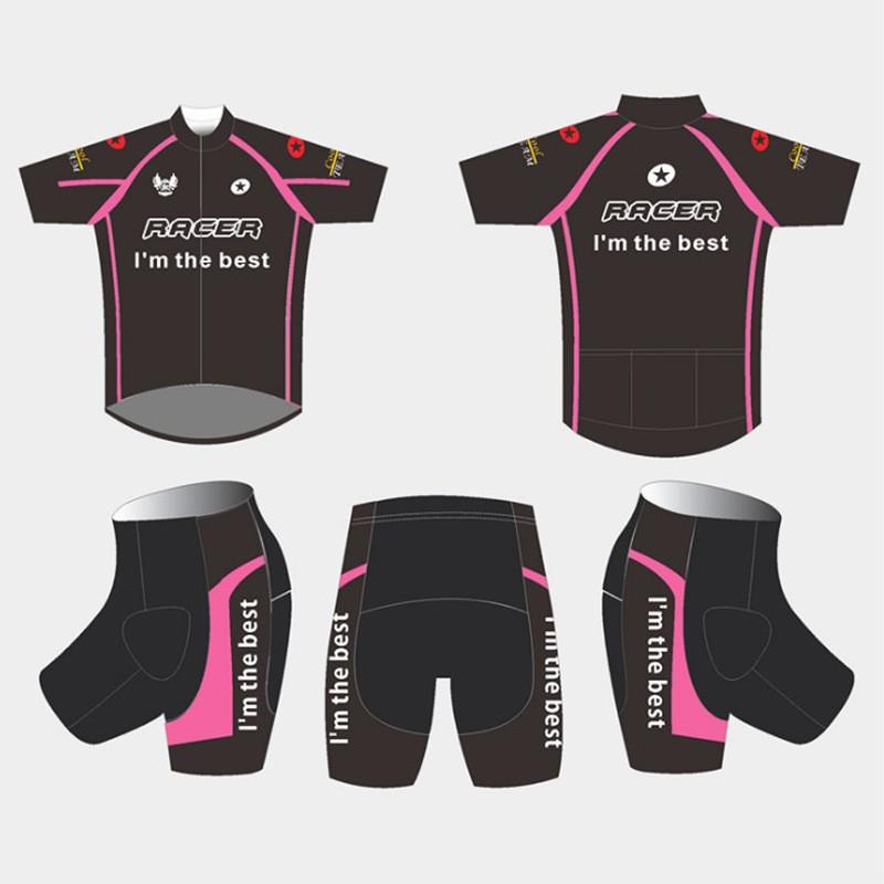 Kinder Fahrradoutfit Kurzarm Set Atmungsaktives Netz Reitanzug Laufrad Roller Skateboarden