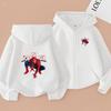 Children’s Zip-Up Jacket – Spider-Man Themed Hoodie for Boys and Girls (Ages 3–12) – Thickened Long-Sleeve Casual Outerwear for Autumn and Winter