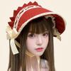 Lace Bowknot Bonnet Hat Soft Comfortable Costume Hat Cosplay Headwear For Women Seasonal Holiday Photography Accessories
