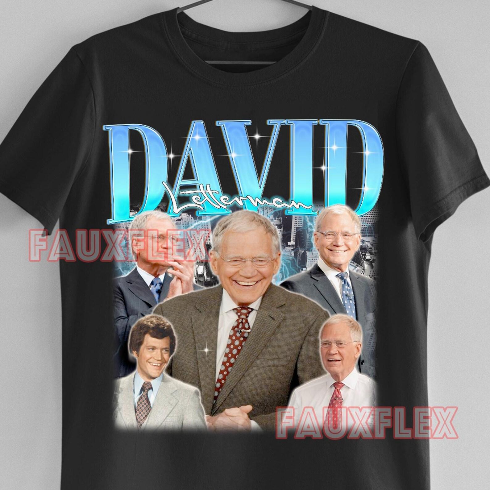 DAVID LETTERMAN Shirt, David Letterman Retro T-Shirt, David Letterman Vintage Fan Tees, David Letterman Merch Gift, David Letterman Kids Tee L