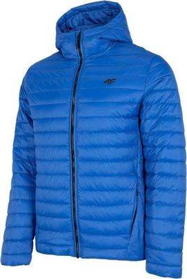 Winter Jacket 4F Quilted Jacket Down Jacket Blue Black