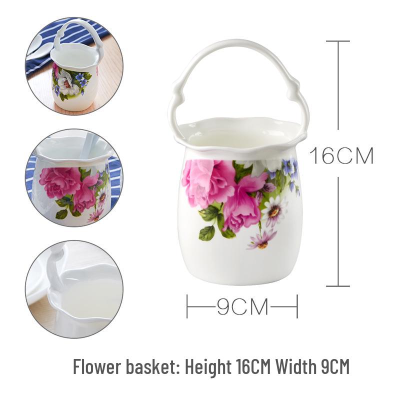 Imperial Concubine 10-inch Porcelain Soup and Serving Plate