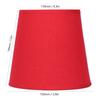 6PCS Clip On Fabric Lamp Shade Fabric Light Fixture Decorative Pendant Lamp Shade  Home Decoration
