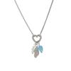 Colorful 12th Birthday Stone Pendant DIY Accessories Necklace Women's 12th Birthday Stone Square Colorful Zircon Necklace