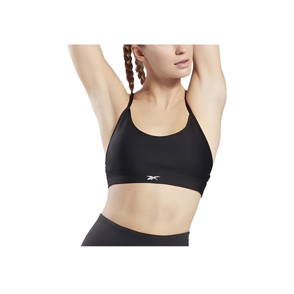 Reebok Moisture Wicking Breathable Comfortable Training Sports Bra Women Underwear Black HS7769