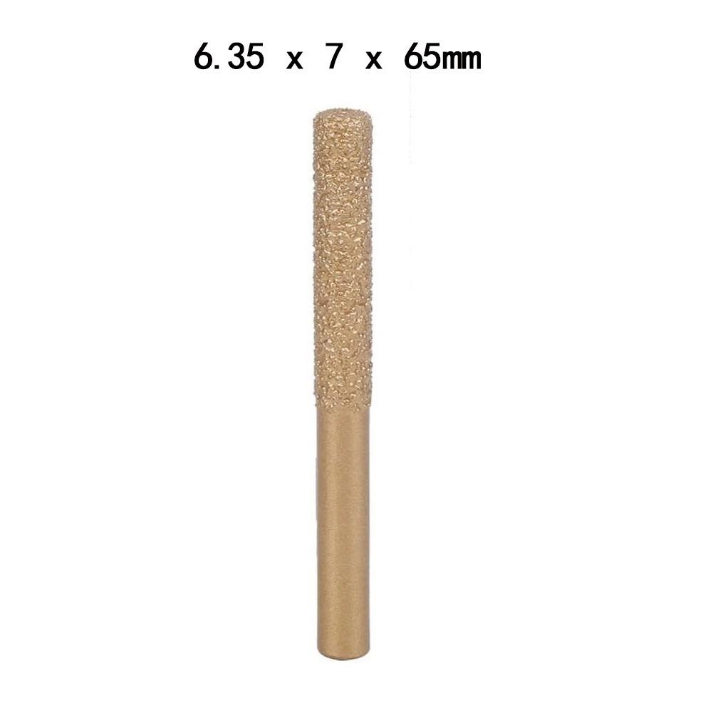 1pc Brazed-Diamond Router Bit Straight Shank Engraving Machine Tool For Marble