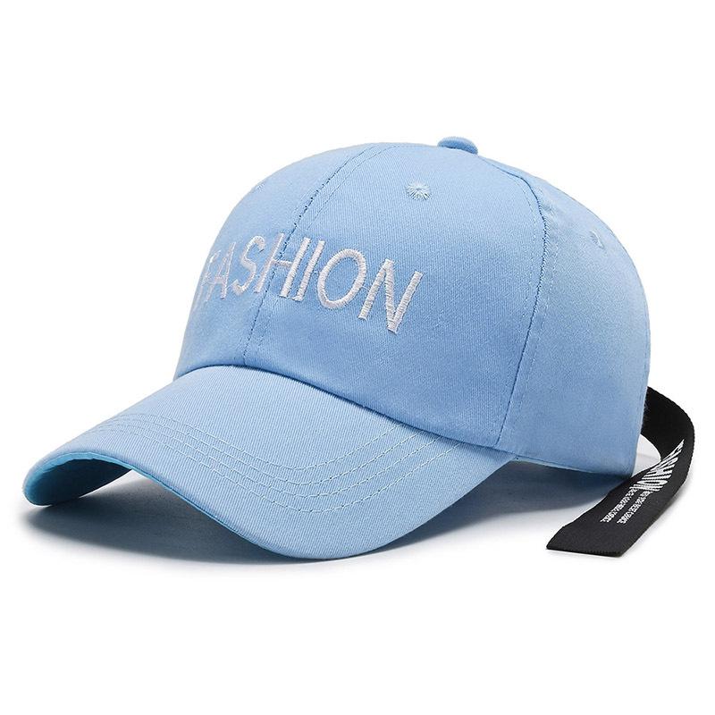 Hat Spring and Autumn New Embroidery Ribbon Baseball Cap Personalized Peaked Hat Outdoor Sun Hat Travel Hat Couple Hat