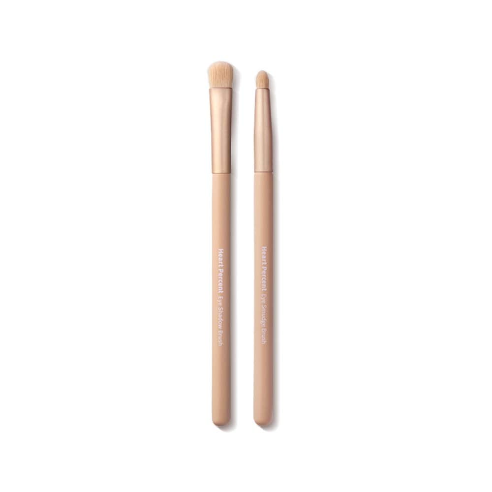 

Heart percent eyebrush duo set