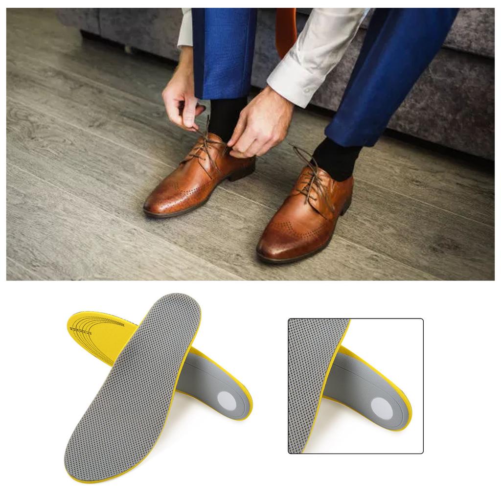 Fotkorrigerande innersulor Stötdämpning Klippbara Fotvalvsstöd Ortopediska inlägg för Plattfot S(35 40)