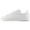 Round Toe Lace-Up Low-Top Fashion Sneakers Men Sneakers White XUX001XV09300001