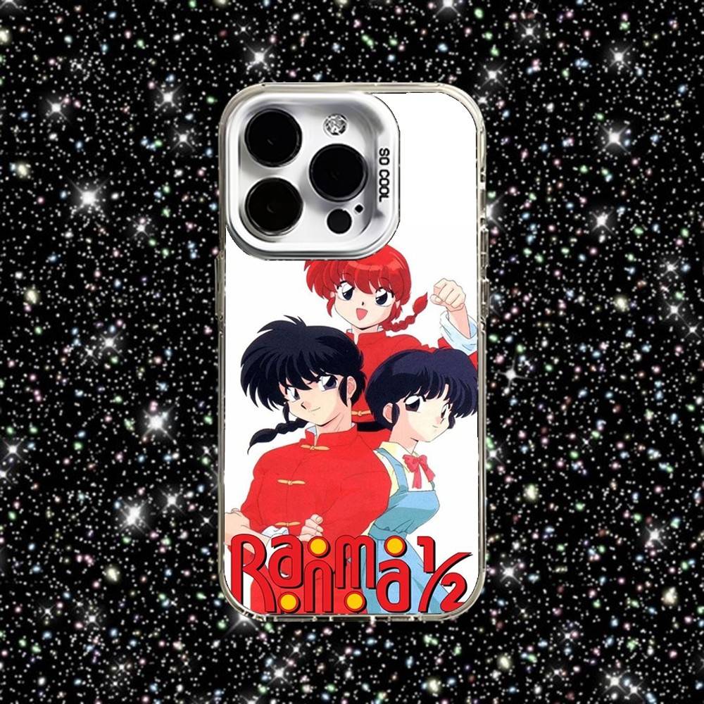 Manga Ranma 12 Phone Case For iPhone 16,15,14,13,12,11,Pro,XS,Max,Plus,Mini,SE White Candy Matte Shockproof Cover