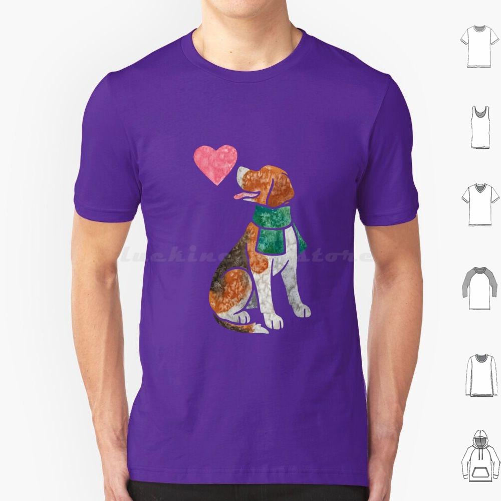 Watercolour Foxhound T Shirt 6xl Cotton Cool Tee English Foxhound American Foxhound Harrier Foxhound Dog Foxhound Hunting Dog S