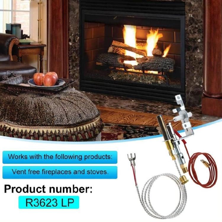 LPG Propane Gas Fryer Thermostat PilotsBurner Assembly for LPG8414 PP225 14D0477