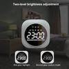 Sveglia Digitale Doppia Alarma Altoparlante Bluetooth Radio FM Lettore Schede TF Cassa Audio Specchio Display LED Sveglia Mini Volume Alto Supporto per Telefono